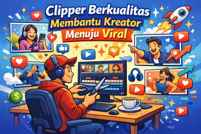 
					Clipper Berkualitas Membantu Kreator Menuju Viral