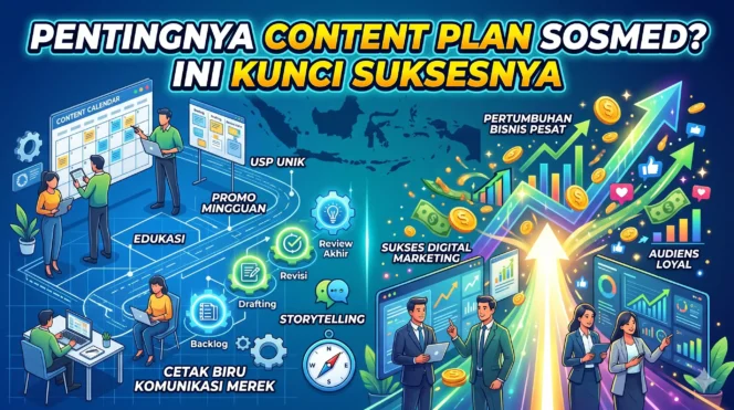 
					Pentingnya Content Plan Sosmed? Ini Kunci Suksesnya