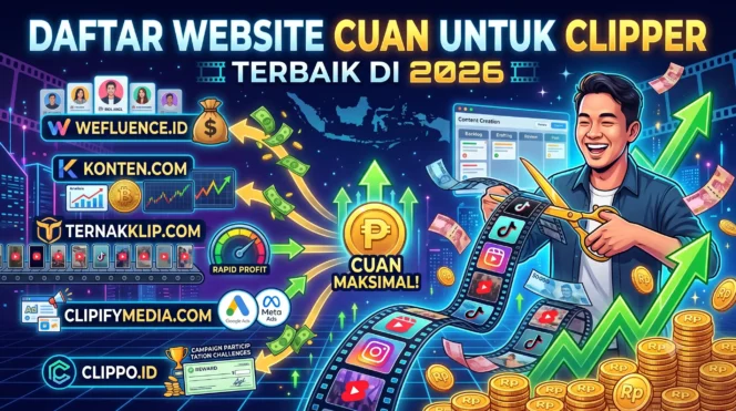 
					Daftar Website Cuan Untuk Clipper Terbaik di 2026